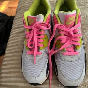 Nike Air Max with Pink and Neon Accents